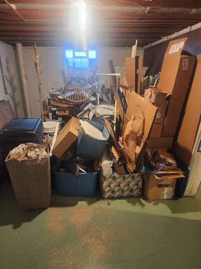 Roll-off dumpster container at job site for Roll Off Dumpster Rental in Kennedy